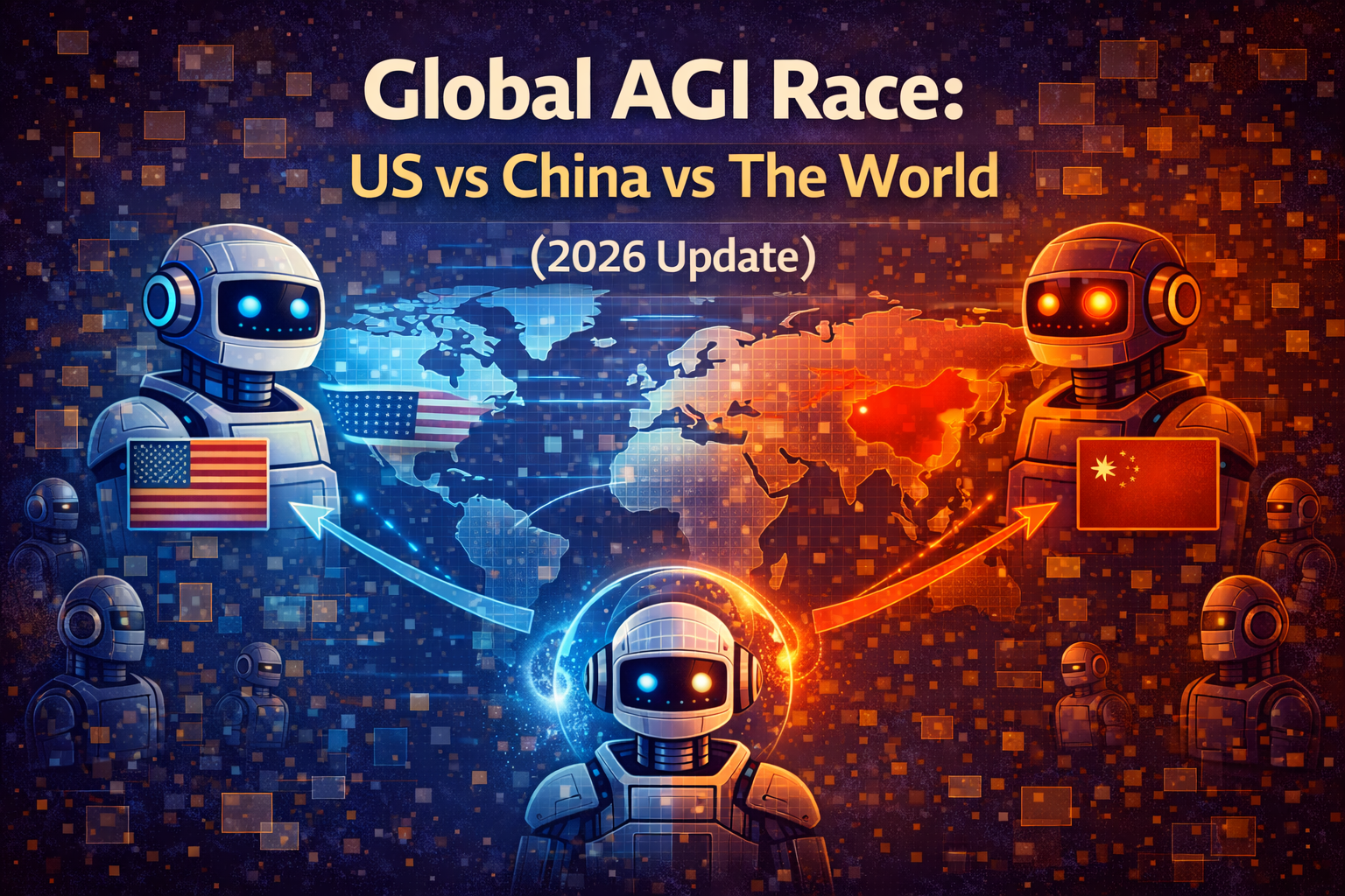 Global AGI Race: US vs China vs The World (2026 Update) | Inovixa Blog