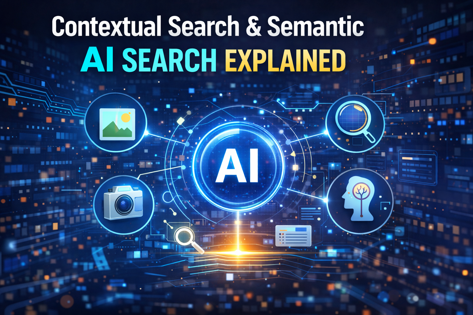 A diagram mapping the conceptual distances between words in a vector database