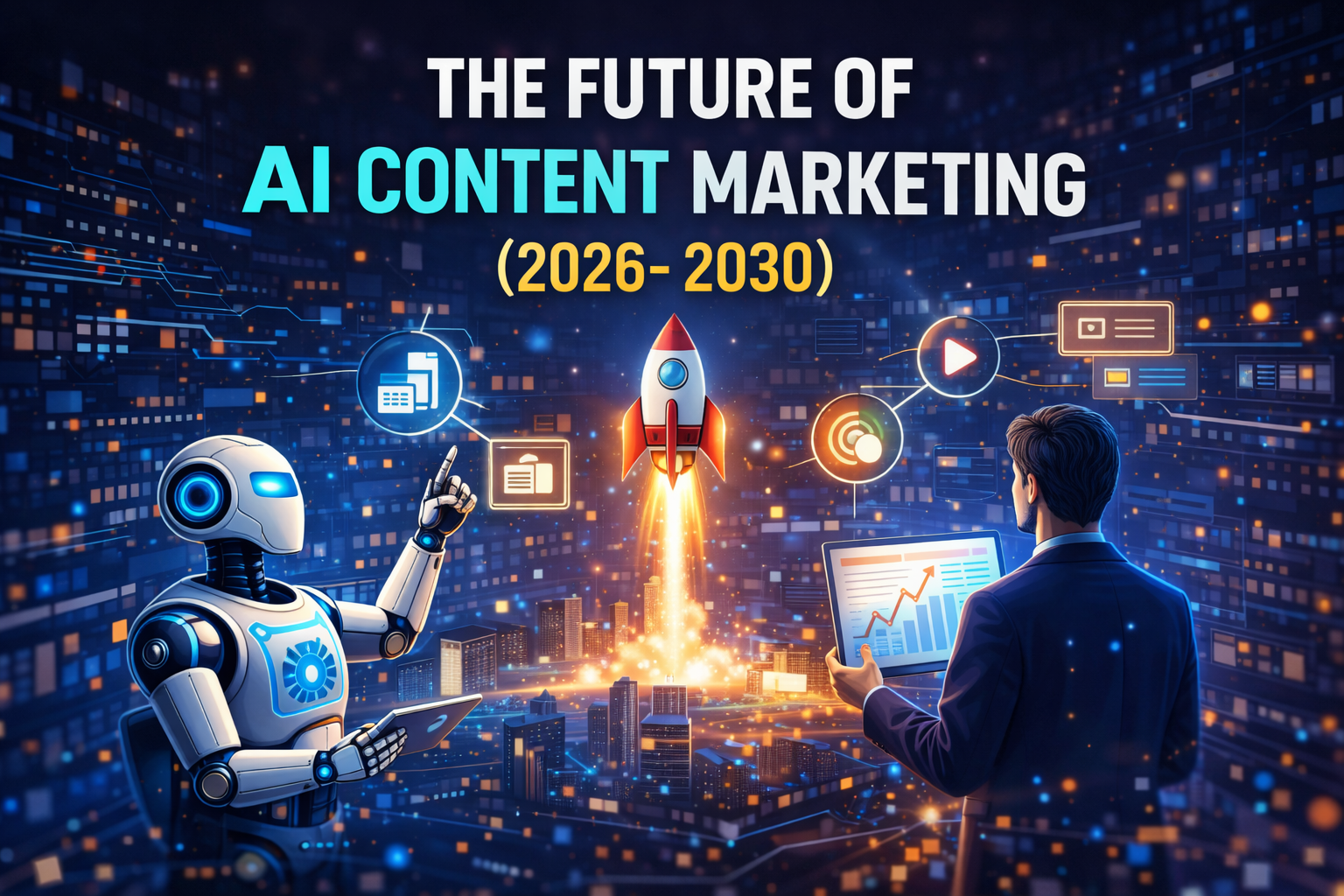 The Future of AI Content Marketing (2026-2030)