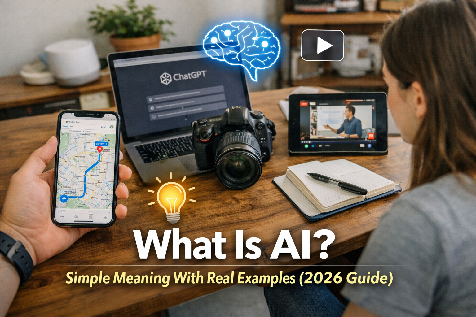 What Is AI? Simple Meaning With Real Examples